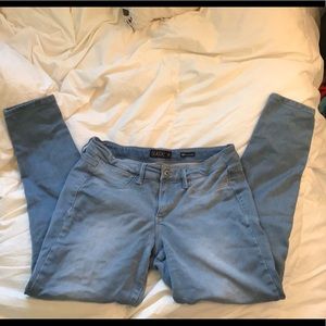 Suede Riley low rise jean leggings jeans